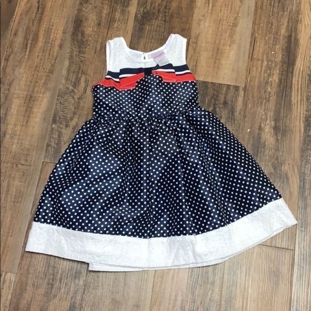 Red, white, and blue dress
